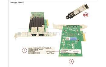 Fujitsu PLAN EP X550-T2 2X10GBASE-T pour Fujitsu PrimeQuest 3800E2