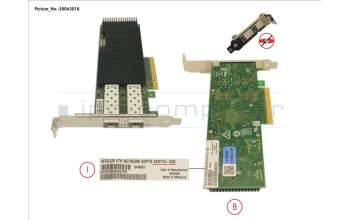 Fujitsu PLAN EP XXV710-DA2 25GB 2P SFP28 LP, FH pour Fujitsu Primergy RX4770 M5