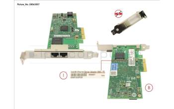 Fujitsu PLAN CP 2X1GBIT CU INTEL I350-T2 pour Fujitsu Primergy TX255 M5