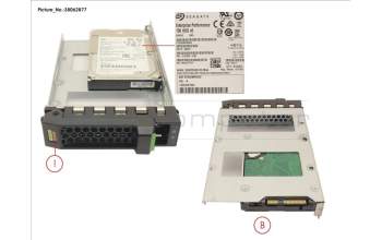 Fujitsu HD SAS 12G 600GB 15K HOT PL 3.5\' EP pour Fujitsu Primergy RX1330 M4