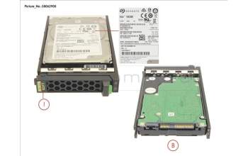 Fujitsu HD SAS 12G 2.4TB 10K 512E SED H-PL 2.5\' pour Fujitsu Primergy TX1330 M3