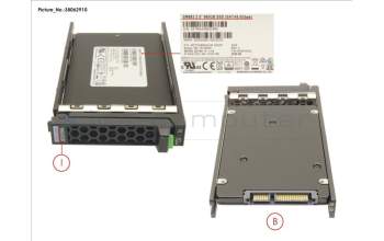 Fujitsu SSD SATA 6G 960GB MIXED-USE 2.5\' H-P EP pour Fujitsu Primergy RX2560 M1