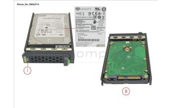 Fujitsu HD SAS 12G 1TB 7.2K 512N HOT PL 2.5\' BC pour Fujitsu Primergy RX2530 M4