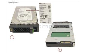Fujitsu HD SAS 12G 2TB 7.2K HOT PL 3.5\' BC pour Fujitsu Primergy TX1330 M4