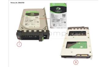 Fujitsu HD SATA 6G 500GB 7.2K HOT PL 3.5\' ECO pour Fujitsu Primergy TX1330 M4