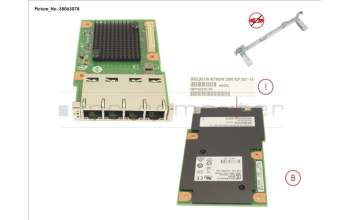 Fujitsu PLAN EM 4X 1GB T OCP INTERFACE INTEL pour Fujitsu Primergy CX2570 M5