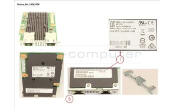 Fujitsu PLAN EM 2X 10GB T OCP INTERFACE INTEL pour Fujitsu Primergy CX2570 M5