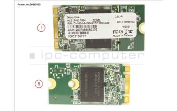 Fujitsu SSD SATA 6G 32GB M.2 N H-P FOR VMWARE pour Fujitsu Primergy RX2530 M5
