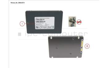 Fujitsu SSD SATA 6G 240GB MIX-USE 2.5\' N H-P EP pour Fujitsu Primergy TX255 M5