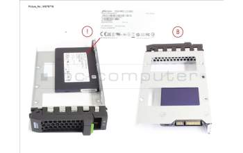 Fujitsu SSD SATA 6G 240GB READ-INT. 3.5\' H-P EP pour Fujitsu Primergy TX255 M5