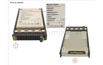 Fujitsu SSD SAS 12G 1.6TB MIXED-USE 2.5\' H-P EP pour Fujitsu Primergy CX2550 M2