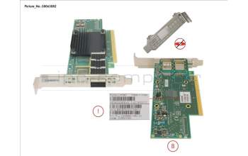 Fujitsu PIB EP 100GB 1 PORT HDR CONNECTX-6 pour Fujitsu Primergy GX2460 M1