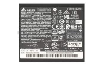 S93-0406611-MSK original MSI chargeur USB-C 100 watts angulaire