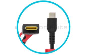 SA10R17022 original Lenovo GaN-chargeur USB-C 65 watts mince