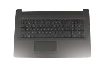 SB550A-73H0 original HP clavier incl. topcase DE (allemand) noir/noir (DVD) (aspect : métal noir brossé)