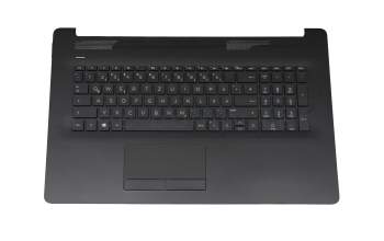 SB550A-73H0 original HP clavier incl. topcase DE (allemand) noir/noir (DVD) (optique : motif rugueux)