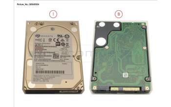 Fujitsu HDD SAS 12G 600GB 10K 512E SFF 2.5\' pour Fujitsu Celsius M7010