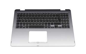 SIKA0KNB0-5630GE00 original Asus clavier incl. topcase DE (allemand) noir/gris avec rétro-éclairage