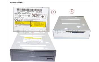 Fujitsu SATA DVD-ROM HH pour Fujitsu Primergy TX2540 M1