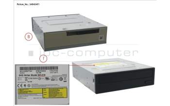 Fujitsu SATA DVD SM HH pour Fujitsu Primergy RX2560 M1