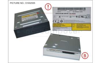 Fujitsu SATA DVD-ROM BL pour Fujitsu Primergy TX2550 M4
