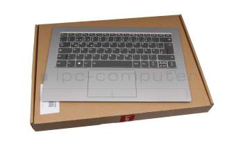 SN20N05613 original Lenovo clavier incl. topcase DE (allemand) gris/argent avec rétro-éclairage