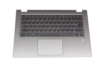 SN20Q40750 original Lenovo clavier incl. topcase SP (espagnol) gris/argent avec rétro-éclairage