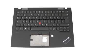 SN20W73844 original Lenovo clavier incl. topcase DE (allemand) noir/noir avec rétro-éclairage et mouse stick WWAN
