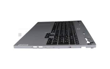 SN21P29388 original Lenovo clavier incl. topcase DE (allemand) noir/gris avec rétro-éclairage