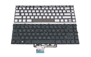 SN6190BL F0 original HP clavier DE (allemand) noir avec rétro-éclairage