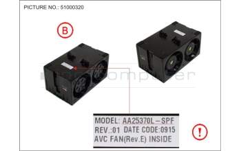 Fujitsu SNP:A3C40102258 FAN MODULE