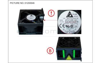 Fujitsu LÜFTERMODUL 70X70 pour Fujitsu Primergy RX300 S8