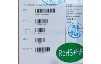 Lenovo SO28E39391 Tab K11 PACA UK-French KB;PACA Blue;KH