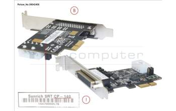 Fujitsu DUAL SERIAL CARD PCIE pour Fujitsu Celsius M7010