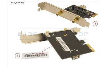 Fujitsu PCI-E M.2 BOARD (W. FH BRACKET) pour Fujitsu Esprimo P556