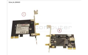 Fujitsu PCI-E M.2 BOARD (W. FH BRACKET) pour Fujitsu Celsius M7010