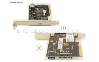 Fujitsu USB3.1 PCIEX4 CARD pour Fujitsu Esprimo P557