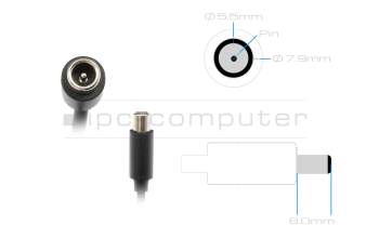 Segway Ninebot KickScooter E22D original Chargeur 70 watts arrondie