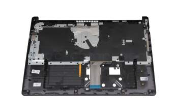 T011C2 Clavier incl. topcase DE (allemand) noir/noir avec rétro-éclairage