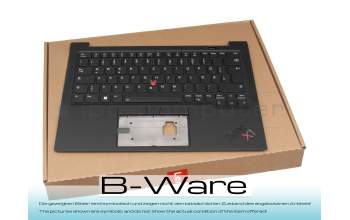 T015LR Clavier incl. topcase DE (allemand) noir/noir avec rétro-éclairage et mouse stick b-stock