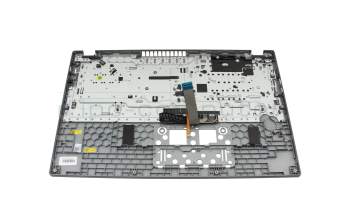 T077C1 Clavier incl. topcase DE (allemand) anthracite/anthracite avec rétro-éclairage