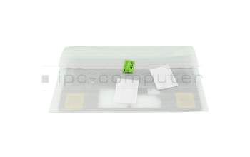 T079C1 Clavier incl. topcase DE (allemand) noir/bleu/noir avec rétro-éclairage