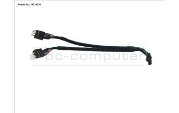 Fujitsu CABLE Y USB INT 10PIN pour Fujitsu Esprimo D9010