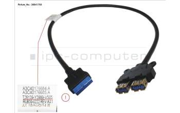 Fujitsu CBL_USB30_650 pour Fujitsu Primergy RX2560 M1
