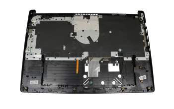 T51555 Clavier incl. topcase DE (allemand) noir/gris avec rétro-éclairage