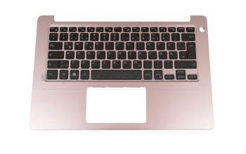 TD5370 Clavier incl. topcase DE (allemand) noir/rose