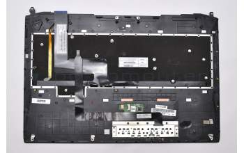 TFG750 Clavier incl. topcase FR (français) noir/noir avec rétro-éclairage