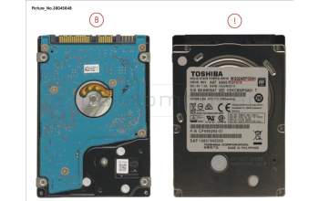 Fujitsu SSHD 500GB 2.5 8GB S3/TOS 4K-AF (7MM) pour Fujitsu Esprimo D556