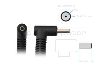 TPN-LA27 original HP chargeur 280 watts arrondie