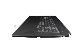 TSGAAD00X506000 original Asus clavier incl. topcase DE (allemand) noir/transparent/noir avec rétro-éclairage